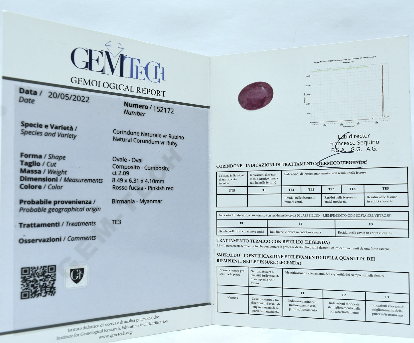 Orecchini con diamanti e rubino