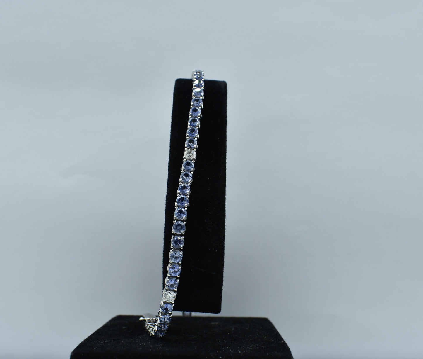 Bracciale tennis di zaffiri