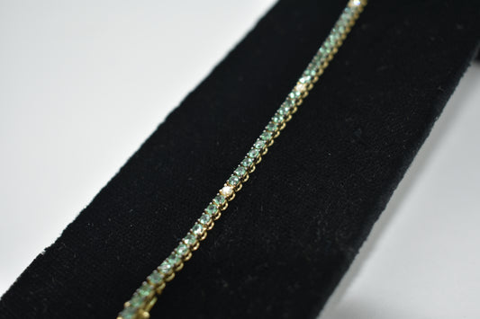 Bracciale tennis di smeraldi