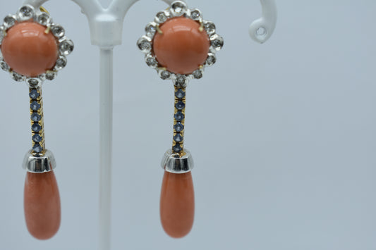 Orecchini pendenti di cerasuolo