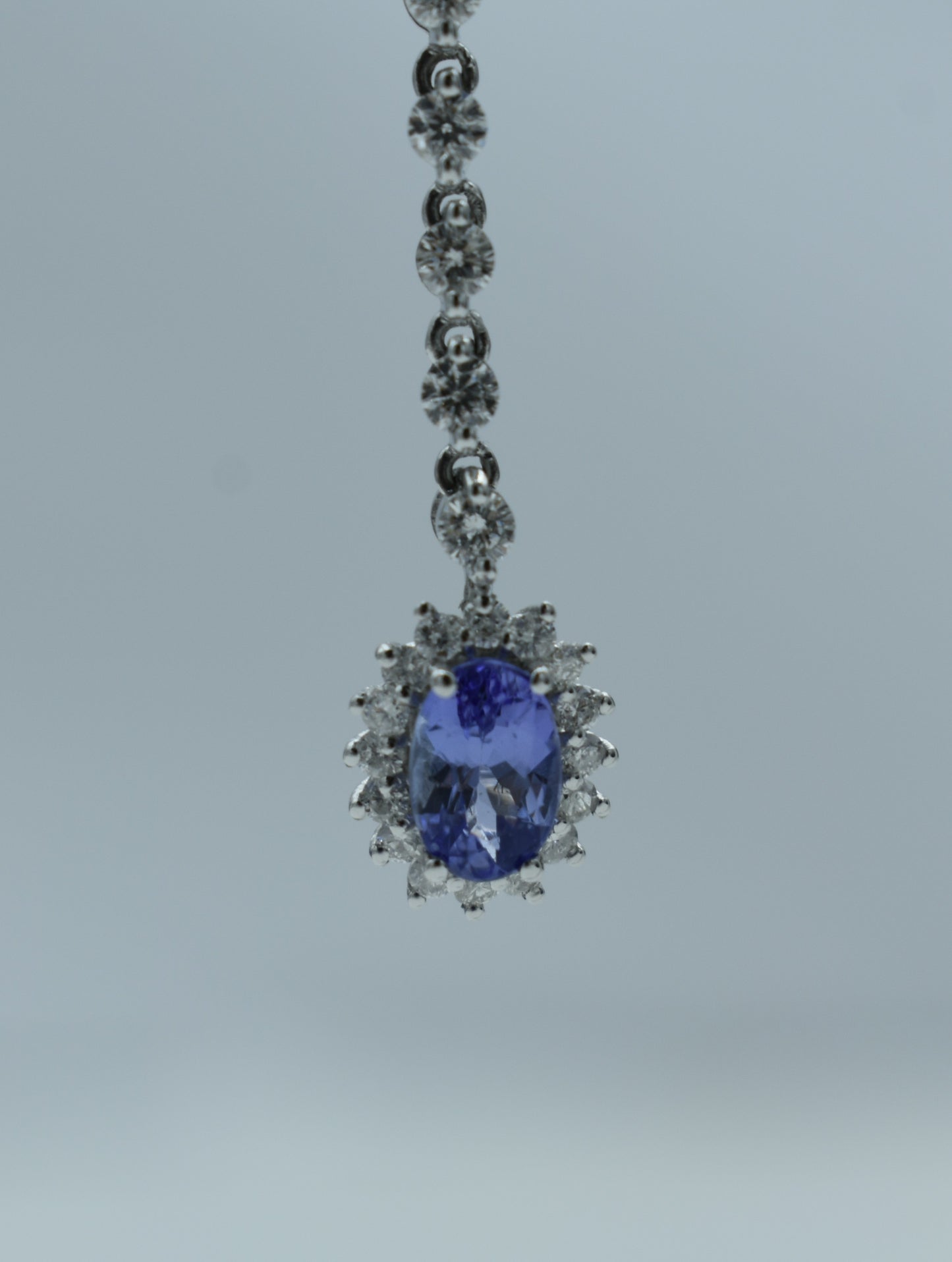 Orecchini pendenti di tanzanite