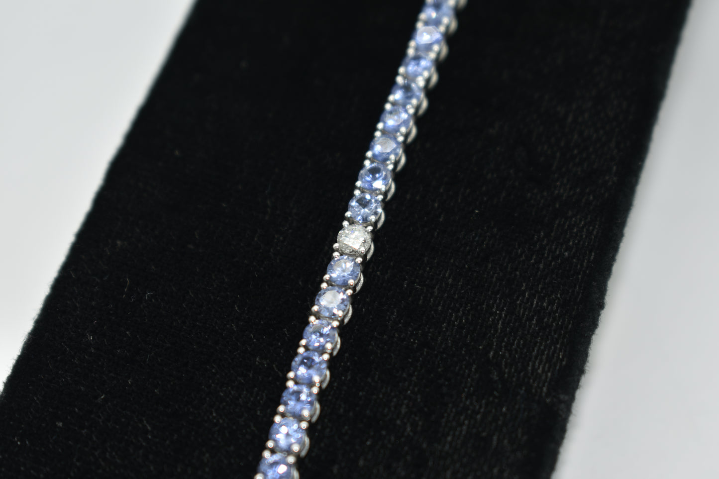 Bracciale tennis di zaffiri